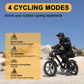 Movcan V30 Electric Bike for Adult, 1000W 20" Fat Tire 48V 15.6AH Removable Battery, 28MPH 7-Speed Disc Brake Off Road Mountain Ebike UL2849